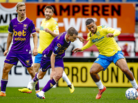 Go Ahead Eagles player Mithis Suray and RKC player Mohamed Ihattaren participate in the friendly match between RKC and Go Ahead Eagles at th...