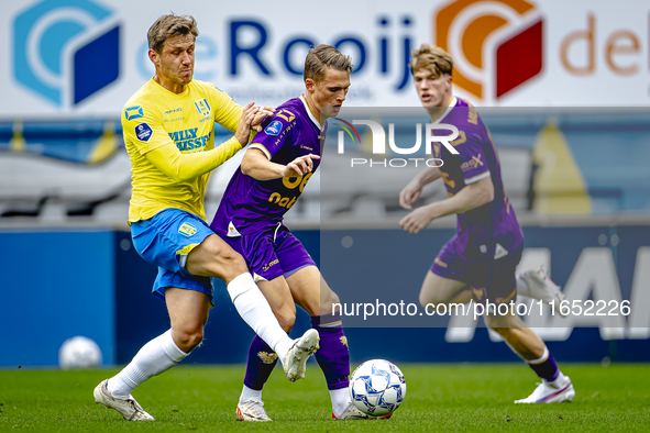 RKC player Reuven Niemeijer participates in the friendly match between RKC and Go Ahead Eagles at the Mandemakers Stadium for the Dutch Ered...