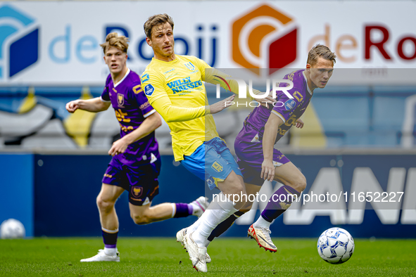 RKC player Reuven Niemeijer participates in the friendly match between RKC and Go Ahead Eagles at the Mandemakers Stadium for the Dutch Ered...