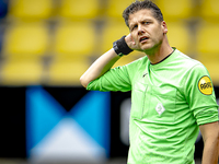 The assistant referee officiates during the friendly match between RKC and Go Ahead Eagles at the Mandemakers Stadium for the Dutch Eredivis...