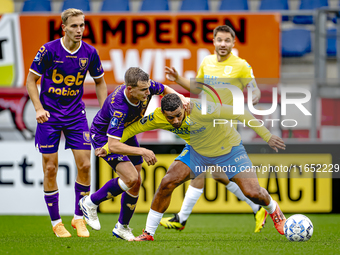 Go Ahead Eagles player Mithis Suray and RKC player Mohamed Ihattaren participate in the friendly match between RKC and Go Ahead Eagles at th...