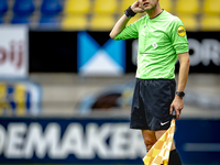 The assistant referee officiates during the friendly match between RKC and Go Ahead Eagles at the Mandemakers Stadium for the Dutch Eredivis...