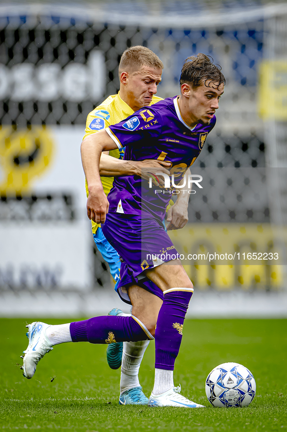 RKC player Dario van de Buijs participates in the friendly match between RKC and Go Ahead Eagles at the Mandemakers Stadium for the Dutch Er...