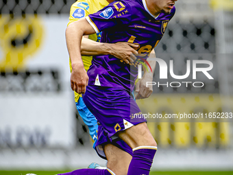 RKC player Dario van de Buijs participates in the friendly match between RKC and Go Ahead Eagles at the Mandemakers Stadium for the Dutch Er...