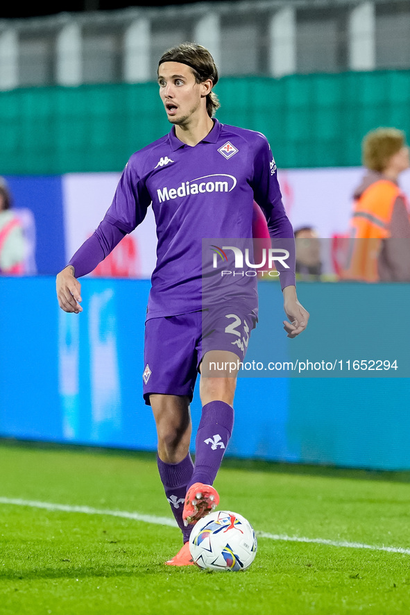 Andrea Colpani of ACF Fiorentina during the Serie A Enilive match between ACF Fiorentina and AC Milan at Stadio Artemio Franchi on October 0...