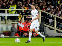 Matteo Gabbia of AC Milan during the Serie A Enilive match between ACF Fiorentina and AC Milan at Stadio Artemio Franchi on October 06, 2024...