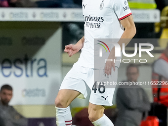 Matteo Gabbia of AC Milan during the Serie A Enilive match between ACF Fiorentina and AC Milan at Stadio Artemio Franchi on October 06, 2024...