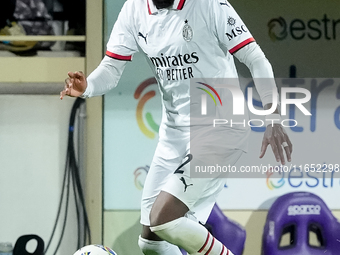 Emerson Royal of AC Milan during the Serie A Enilive match between ACF Fiorentina and AC Milan at Stadio Artemio Franchi on October 06, 2024...