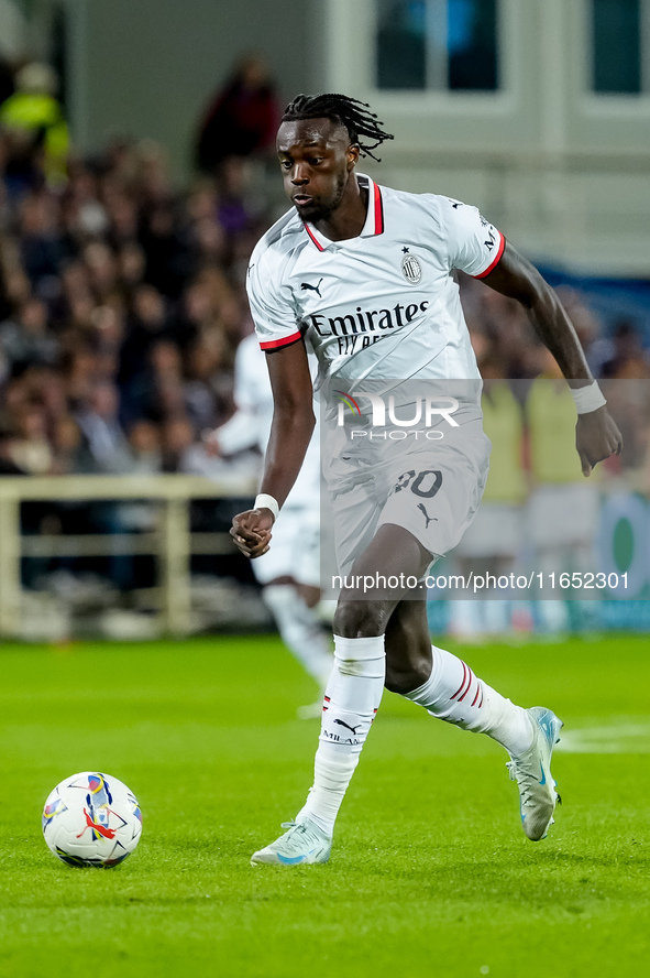 Tammy Abraham of AC Milan during the Serie A Enilive match between ACF Fiorentina and AC Milan at Stadio Artemio Franchi on October 06, 2024...