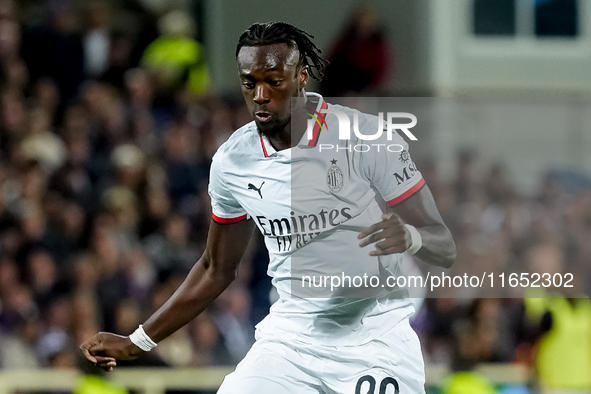 Tammy Abraham of AC Milan during the Serie A Enilive match between ACF Fiorentina and AC Milan at Stadio Artemio Franchi on October 06, 2024...