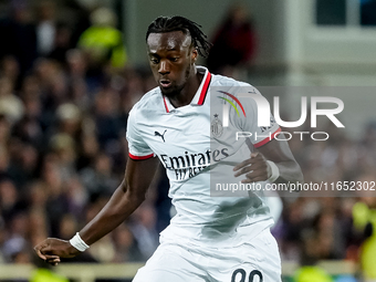 Tammy Abraham of AC Milan during the Serie A Enilive match between ACF Fiorentina and AC Milan at Stadio Artemio Franchi on October 06, 2024...