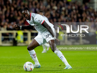 Tammy Abraham of AC Milan during the Serie A Enilive match between ACF Fiorentina and AC Milan at Stadio Artemio Franchi on October 06, 2024...