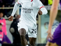 Youssouf Fofana of AC Milan during the Serie A Enilive match between ACF Fiorentina and AC Milan at Stadio Artemio Franchi on October 06, 20...