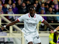 Tammy Abraham of AC Milan during the Serie A Enilive match between ACF Fiorentina and AC Milan at Stadio Artemio Franchi on October 06, 2024...