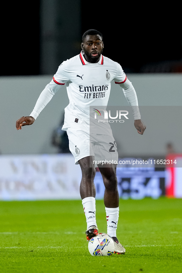 Youssouf Fofana of AC Milan during the Serie A Enilive match between ACF Fiorentina and AC Milan at Stadio Artemio Franchi on October 06, 20...