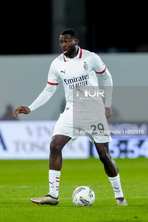 Youssouf Fofana of AC Milan during the Serie A Enilive match between ACF Fiorentina and AC Milan at Stadio Artemio Franchi on October 06, 20...