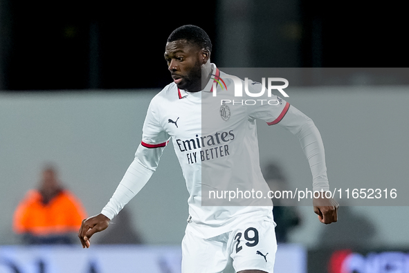 Youssouf Fofana of AC Milan during the Serie A Enilive match between ACF Fiorentina and AC Milan at Stadio Artemio Franchi on October 06, 20...