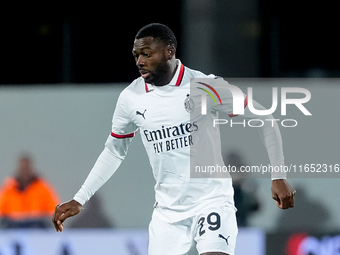 Youssouf Fofana of AC Milan during the Serie A Enilive match between ACF Fiorentina and AC Milan at Stadio Artemio Franchi on October 06, 20...