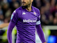 Luca Ranieri of ACF Fiorentina reacts during the Serie A Enilive match between ACF Fiorentina and AC Milan at Stadio Artemio Franchi on Octo...