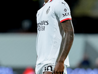 Rafael Leao of AC Milan looks on during the Serie A Enilive match between ACF Fiorentina and AC Milan at Stadio Artemio Franchi on October 0...