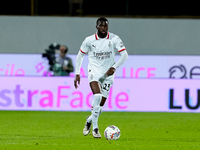 Fikayo Tomori of AC Milan during the Serie A Enilive match between ACF Fiorentina and AC Milan at Stadio Artemio Franchi on October 06, 2024...