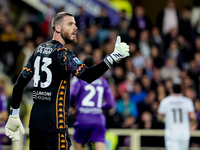 Thumbs up from David De Gea during the Serie A Enilive match between ACF Fiorentina and AC Milan at Stadio Artemio Franchi on October 06, 20...