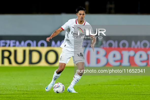 Tijjani Reijnders of AC Milan during the Serie A Enilive match between ACF Fiorentina and AC Milan at Stadio Artemio Franchi on October 06,...