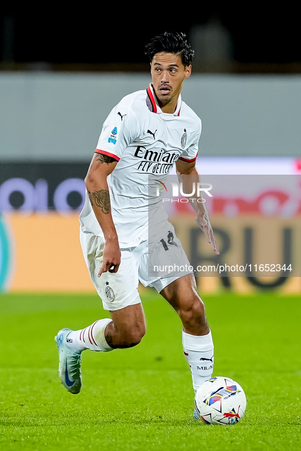 Tijjani Reijnders of AC Milan during the Serie A Enilive match between ACF Fiorentina and AC Milan at Stadio Artemio Franchi on October 06,...