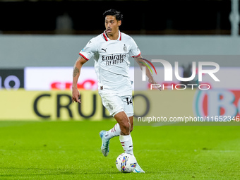 Tijjani Reijnders of AC Milan during the Serie A Enilive match between ACF Fiorentina and AC Milan at Stadio Artemio Franchi on October 06,...