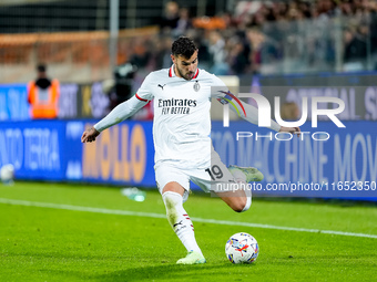 Theo Hernandez of AC Milan during the Serie A Enilive match between ACF Fiorentina and AC Milan at Stadio Artemio Franchi on October 06, 202...