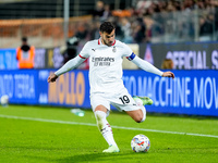 Theo Hernandez of AC Milan during the Serie A Enilive match between ACF Fiorentina and AC Milan at Stadio Artemio Franchi on October 06, 202...