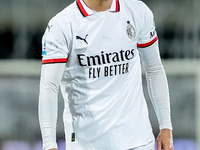 Alvaro Morata of AC Milan looks on during the Serie A Enilive match between ACF Fiorentina and AC Milan at Stadio Artemio Franchi on October...