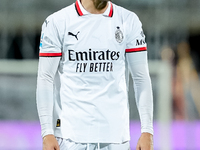 Alvaro Morata of AC Milan looks on during the Serie A Enilive match between ACF Fiorentina and AC Milan at Stadio Artemio Franchi on October...