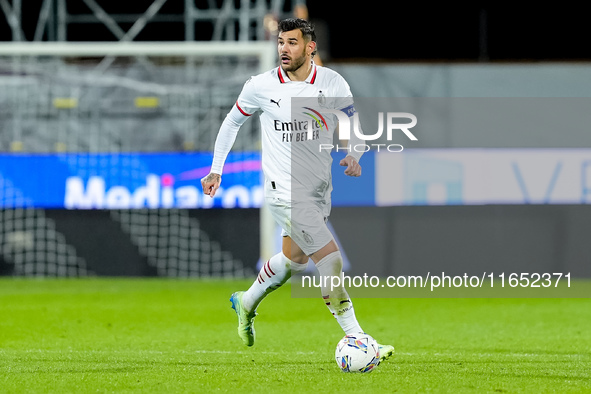 Theo Hernandez of AC Milan during the Serie A Enilive match between ACF Fiorentina and AC Milan at Stadio Artemio Franchi on October 06, 202...