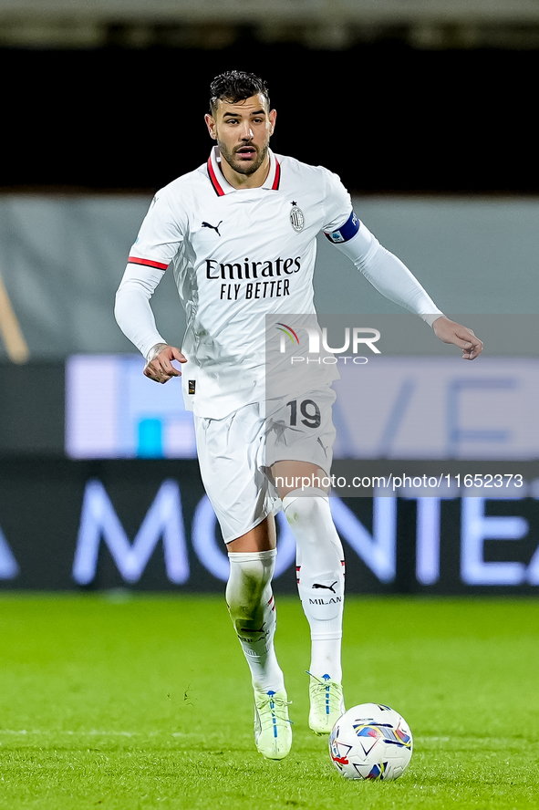 Theo Hernandez of AC Milan during the Serie A Enilive match between ACF Fiorentina and AC Milan at Stadio Artemio Franchi on October 06, 202...