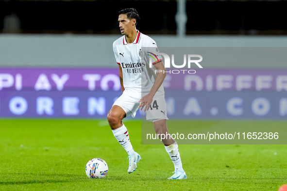 Tijjani Reijnders of AC Milan during the Serie A Enilive match between ACF Fiorentina and AC Milan at Stadio Artemio Franchi on October 06,...