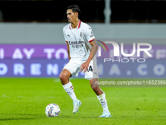 Tijjani Reijnders of AC Milan during the Serie A Enilive match between ACF Fiorentina and AC Milan at Stadio Artemio Franchi on October 06,...