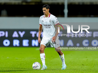 Tijjani Reijnders of AC Milan during the Serie A Enilive match between ACF Fiorentina and AC Milan at Stadio Artemio Franchi on October 06,...