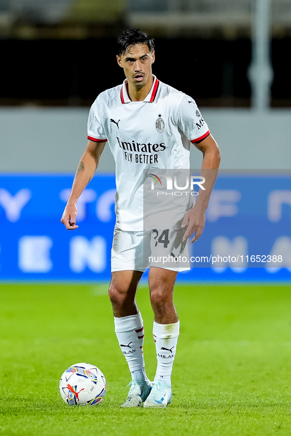 Tijjani Reijnders of AC Milan during the Serie A Enilive match between ACF Fiorentina and AC Milan at Stadio Artemio Franchi on October 06,...