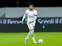 Theo Hernandez of AC Milan during the Serie A Enilive match between ACF Fiorentina and AC Milan at Stadio Artemio Franchi on October 06, 202...