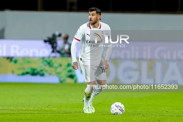 Theo Hernandez of AC Milan during the Serie A Enilive match between ACF Fiorentina and AC Milan at Stadio Artemio Franchi on October 06, 202...