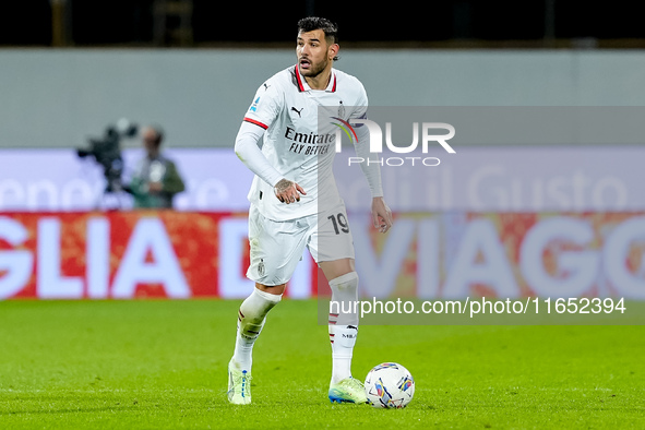 Theo Hernandez of AC Milan during the Serie A Enilive match between ACF Fiorentina and AC Milan at Stadio Artemio Franchi on October 06, 202...