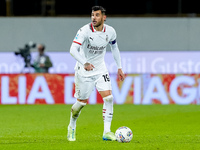 Theo Hernandez of AC Milan during the Serie A Enilive match between ACF Fiorentina and AC Milan at Stadio Artemio Franchi on October 06, 202...