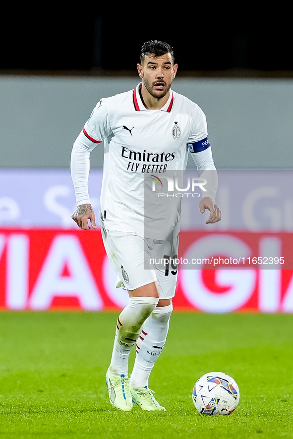 Theo Hernandez of AC Milan during the Serie A Enilive match between ACF Fiorentina and AC Milan at Stadio Artemio Franchi on October 06, 202...