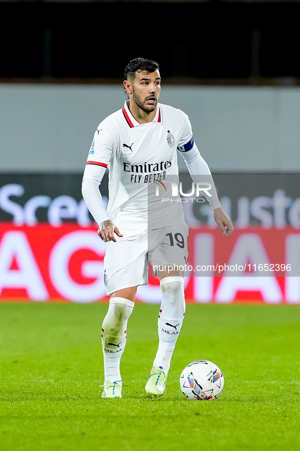 Theo Hernandez of AC Milan during the Serie A Enilive match between ACF Fiorentina and AC Milan at Stadio Artemio Franchi on October 06, 202...