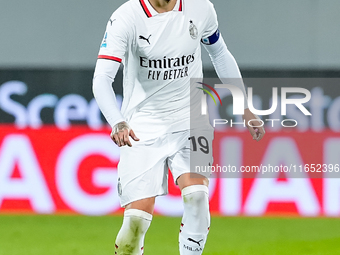 Theo Hernandez of AC Milan during the Serie A Enilive match between ACF Fiorentina and AC Milan at Stadio Artemio Franchi on October 06, 202...