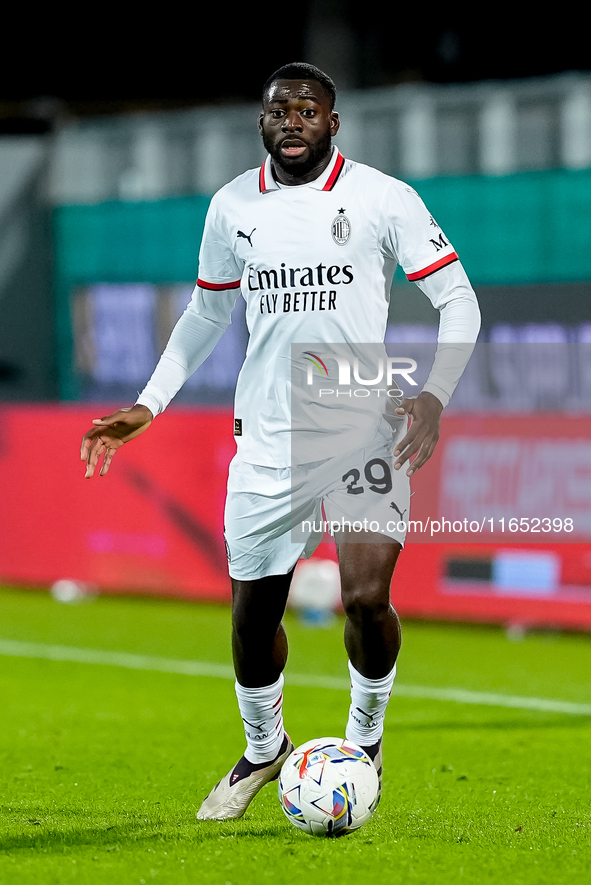 Youssouf Fofana of AC Milan during the Serie A Enilive match between ACF Fiorentina and AC Milan at Stadio Artemio Franchi on October 06, 20...