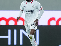 Fikayo Tomori of AC Milan during the Serie A Enilive match between ACF Fiorentina and AC Milan at Stadio Artemio Franchi on October 06, 2024...