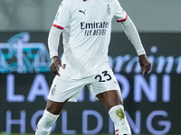 Fikayo Tomori of AC Milan during the Serie A Enilive match between ACF Fiorentina and AC Milan at Stadio Artemio Franchi on October 06, 2024...