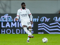 Fikayo Tomori of AC Milan during the Serie A Enilive match between ACF Fiorentina and AC Milan at Stadio Artemio Franchi on October 06, 2024...